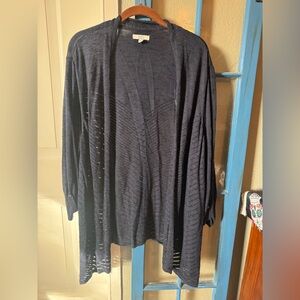 Croft & Barrow Women's Dark Blue Cardigan